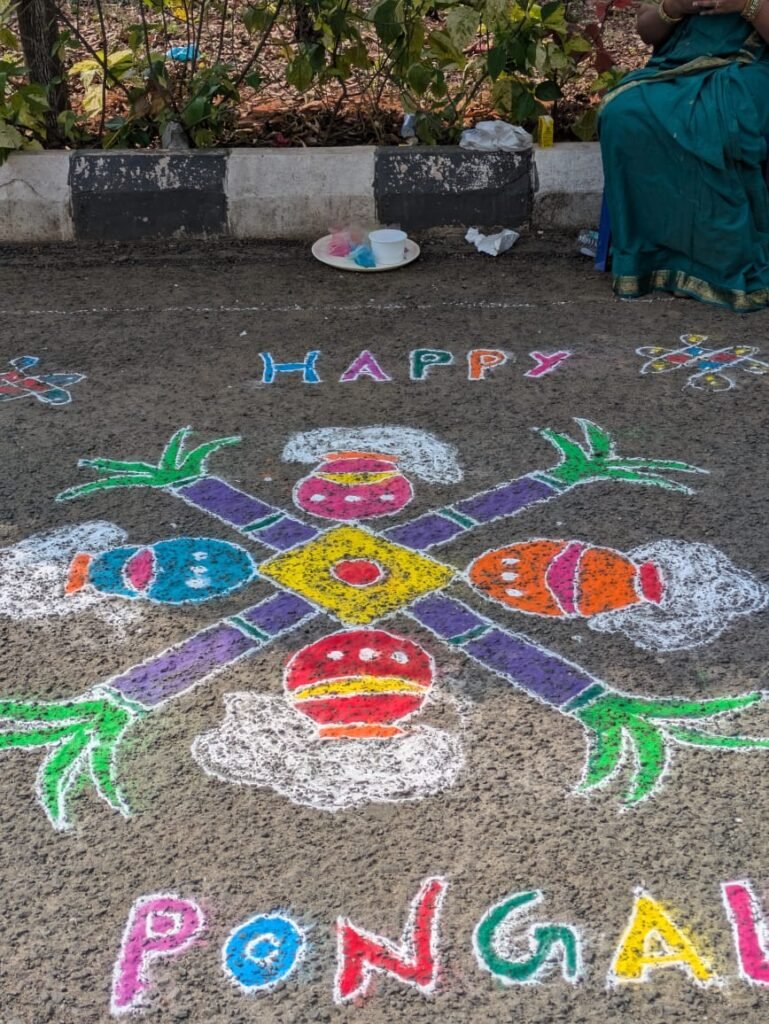 Rangoli competition at Bridge County