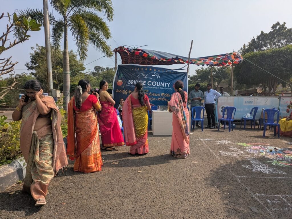 Rangoli competition at Bridge County